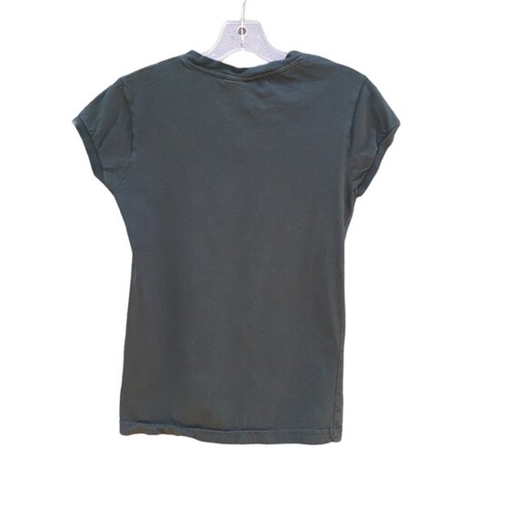 Irish T-Shirt Book of Kells Green V Neck M St Patrick's Day Pub Piped Sleeve - Picture 2 of 6